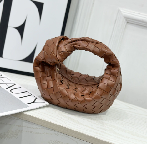 Inès | Sac Épaule Cuir Tressé Noir Femme