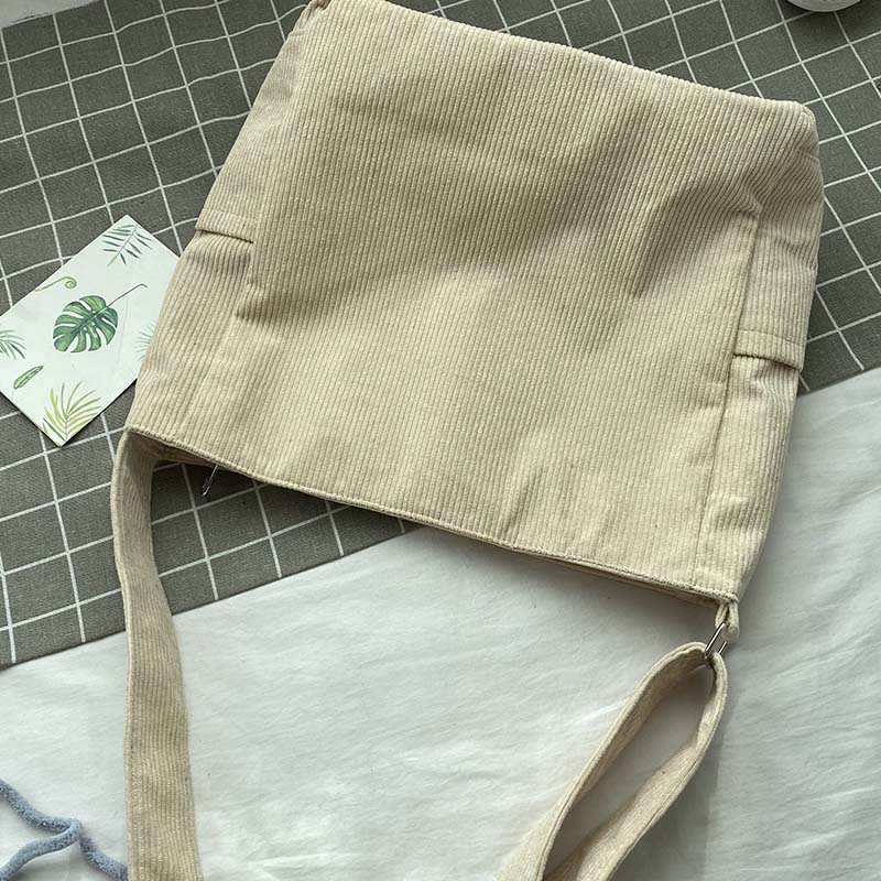 Jessie | Sac Bandoulière Velours Côtelé Vert