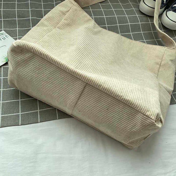 Jessie | Sac Bandoulière Velours Côtelé Vert