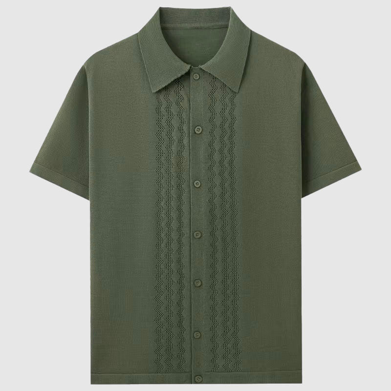 Julien | Chemise Homme Tricot Manches Courtes