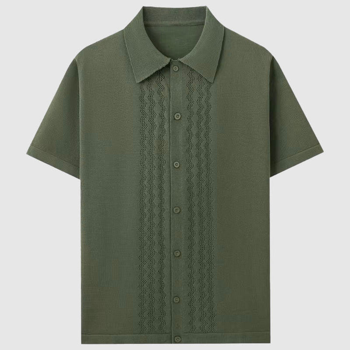 Julien | Chemise Homme Tricot Manches Courtes