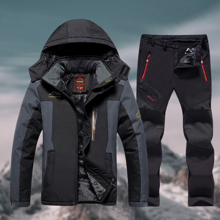 Julien | Ensemble Survêtement Homme Capuche Zippé Noir