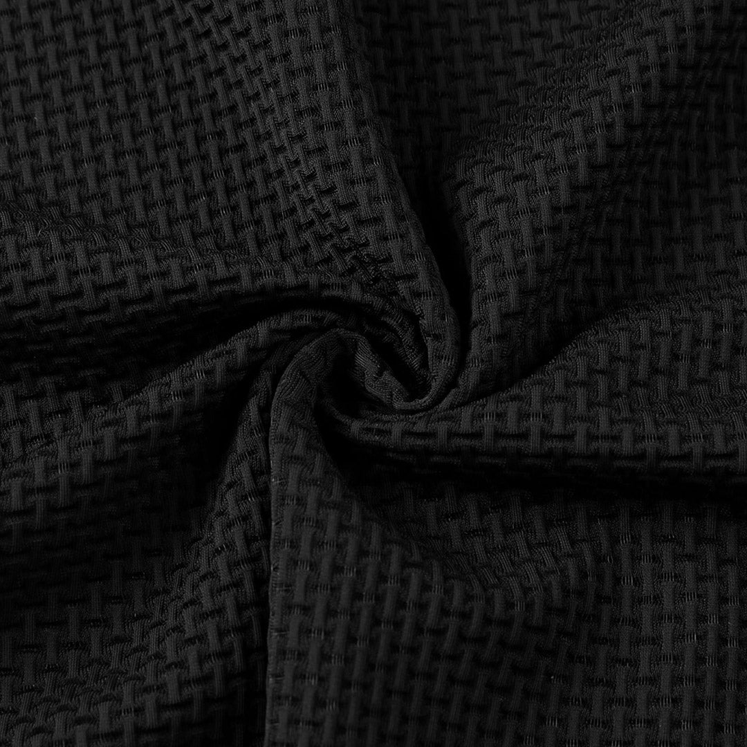 Kevin | Polo Gaufré Homme Gris Manches Courtes