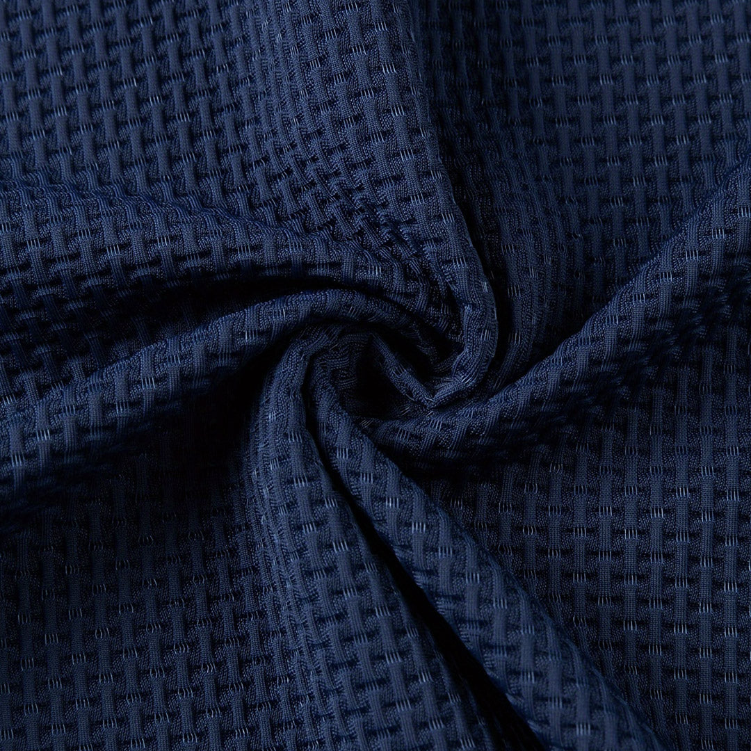 Kevin | Polo Gaufré Homme Gris Manches Courtes