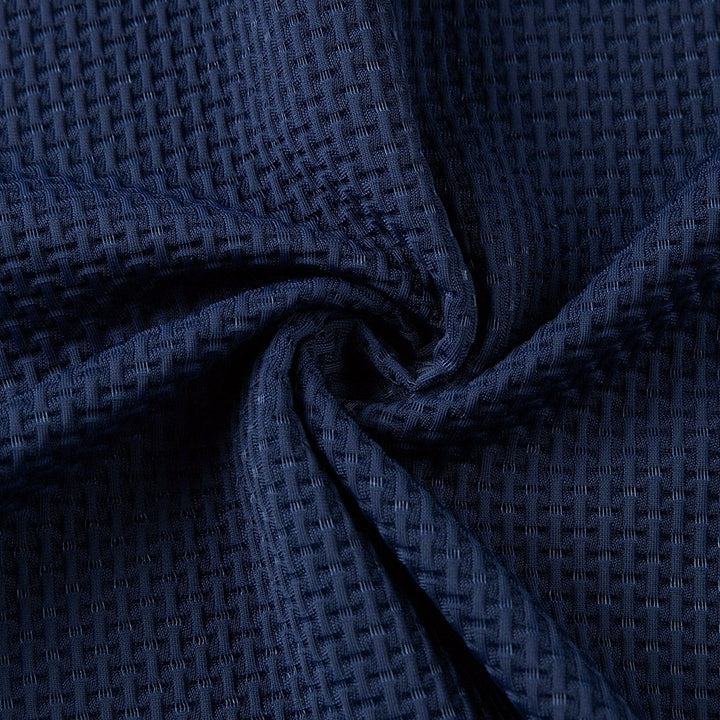 Kevin | Polo Gaufré Homme Gris Manches Courtes