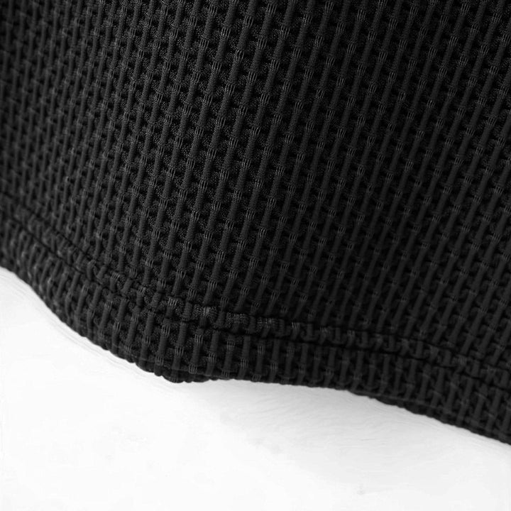 Kevin | Polo Gaufré Homme Gris Manches Courtes