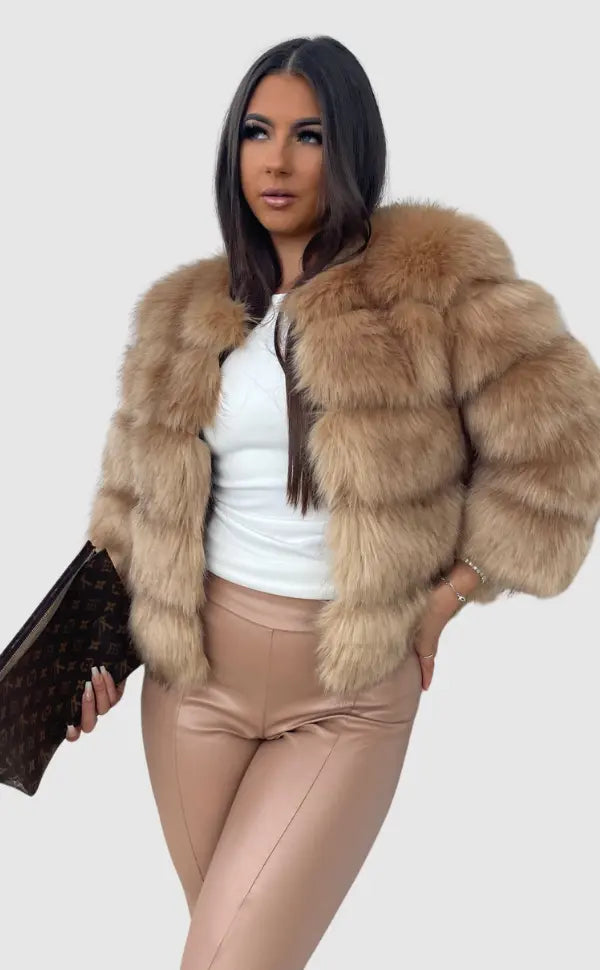 Clara | Veste en Fausse Fourrure Courte Femme