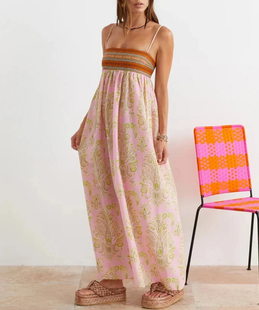 Laure | Robe Maxi Femme Imprimé Paisley