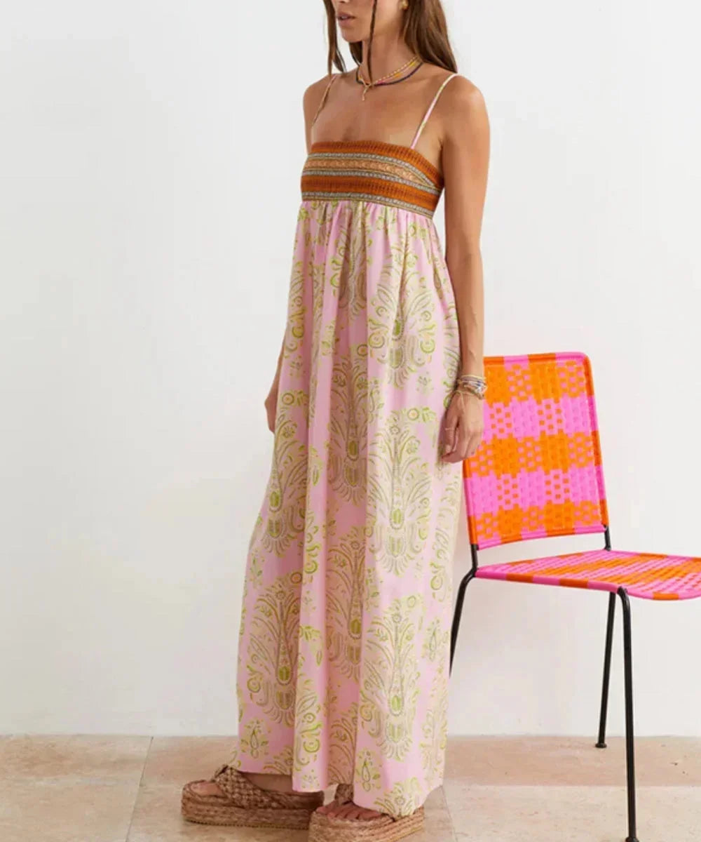 Laure | Robe Maxi Femme Imprimé Paisley