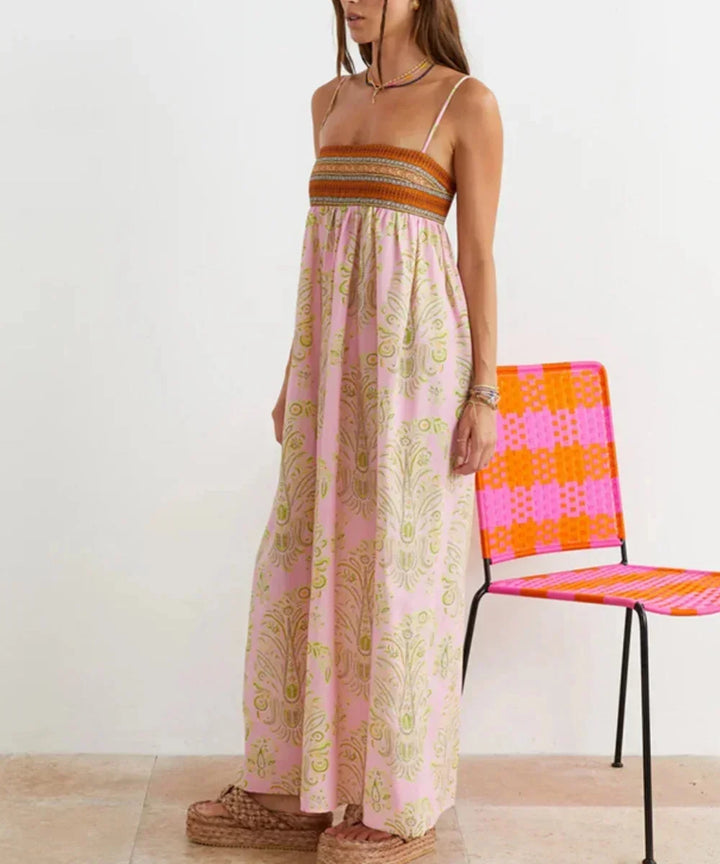 Laure | Robe Maxi Femme Imprimé Paisley