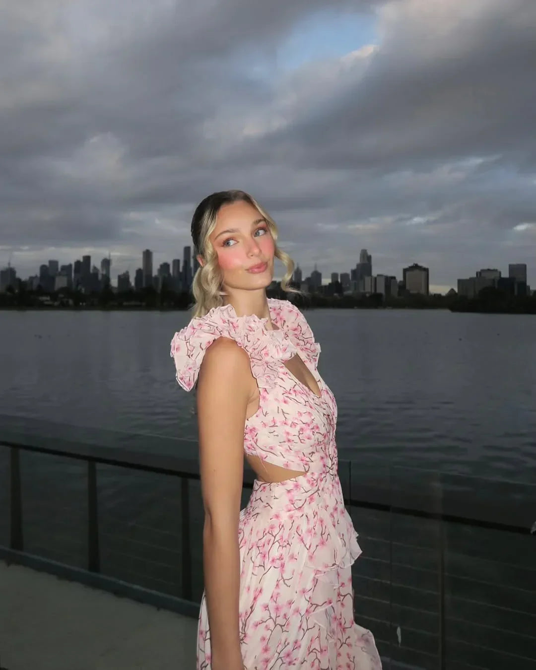 Laure | Robe Maxi Fleurie Invitée Mariage Femme