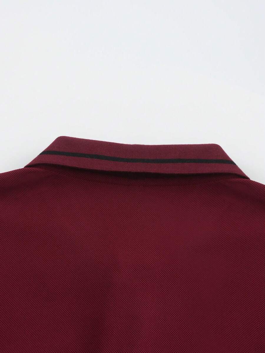 Laurent | Polo Homme Marine Rayures Contrastantes
