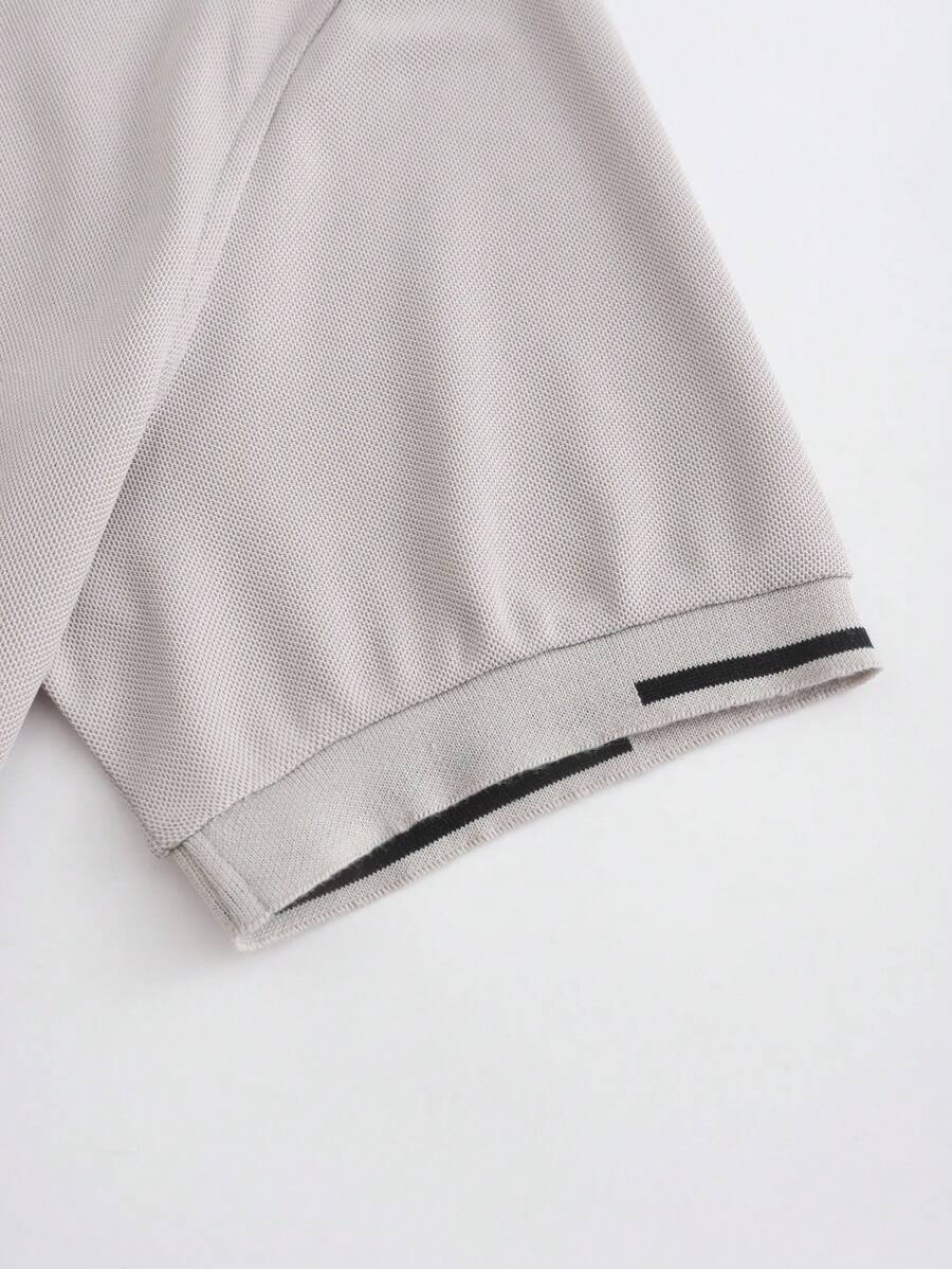 Laurent | Polo Homme Marine Rayures Contrastantes