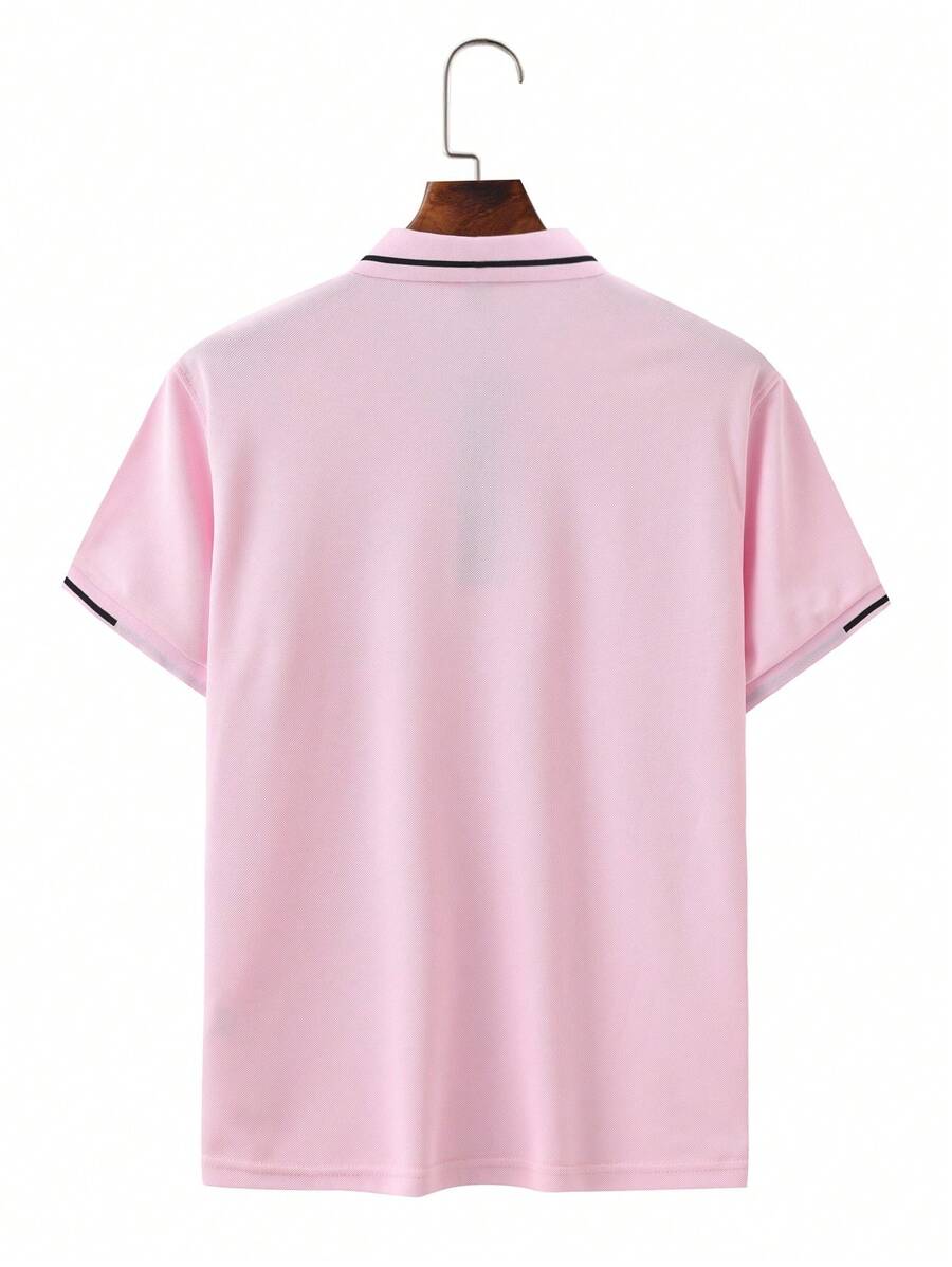 Laurent | Polo Homme Marine Rayures Contrastantes