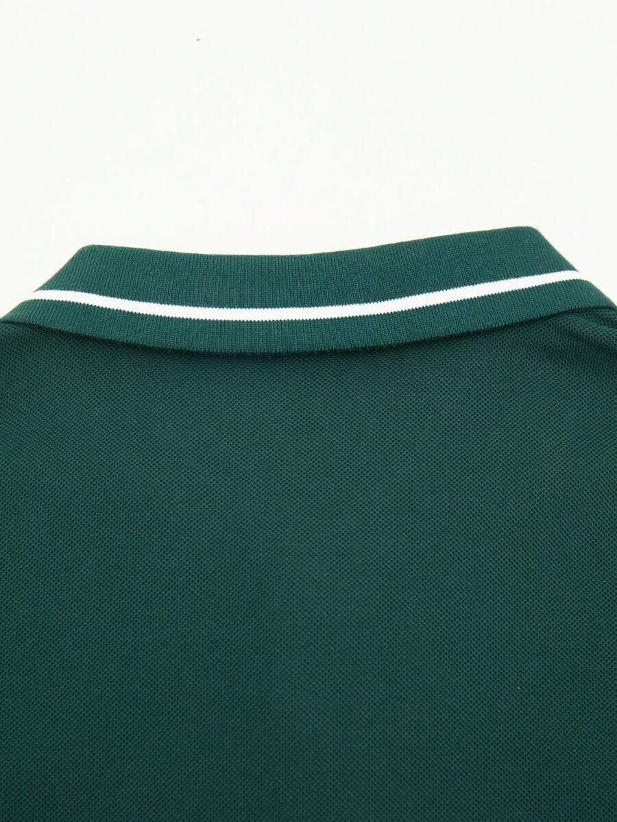 Laurent | Polo Homme Marine Rayures Contrastantes