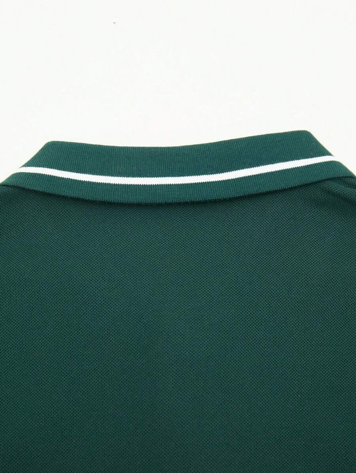 Laurent | Polo Homme Marine Rayures Contrastantes