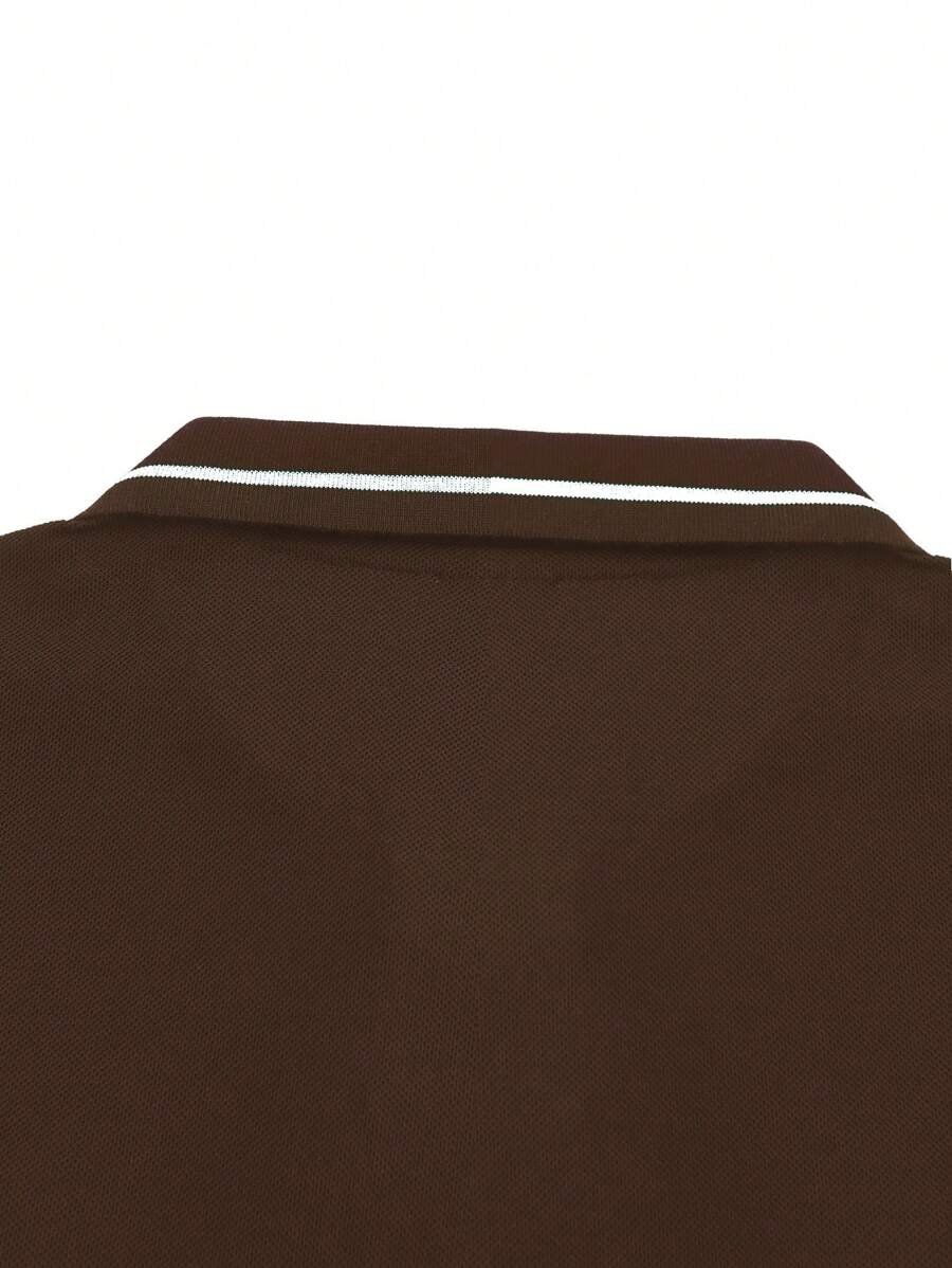 Laurent | Polo Homme Marine Rayures Contrastantes