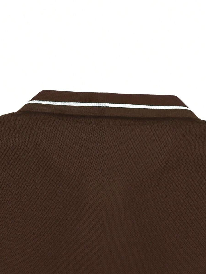 Laurent | Polo Homme Marine Rayures Contrastantes
