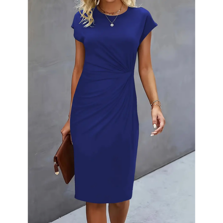 Laurie | Robe Femme Fourreau Manches Courtes