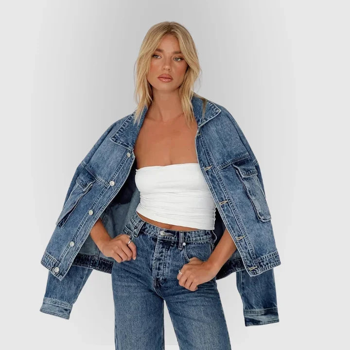 Laurie | Veste Jean Oversize Femme