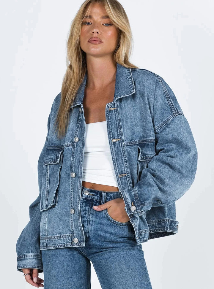 Laurie | Veste Jean Oversize Femme