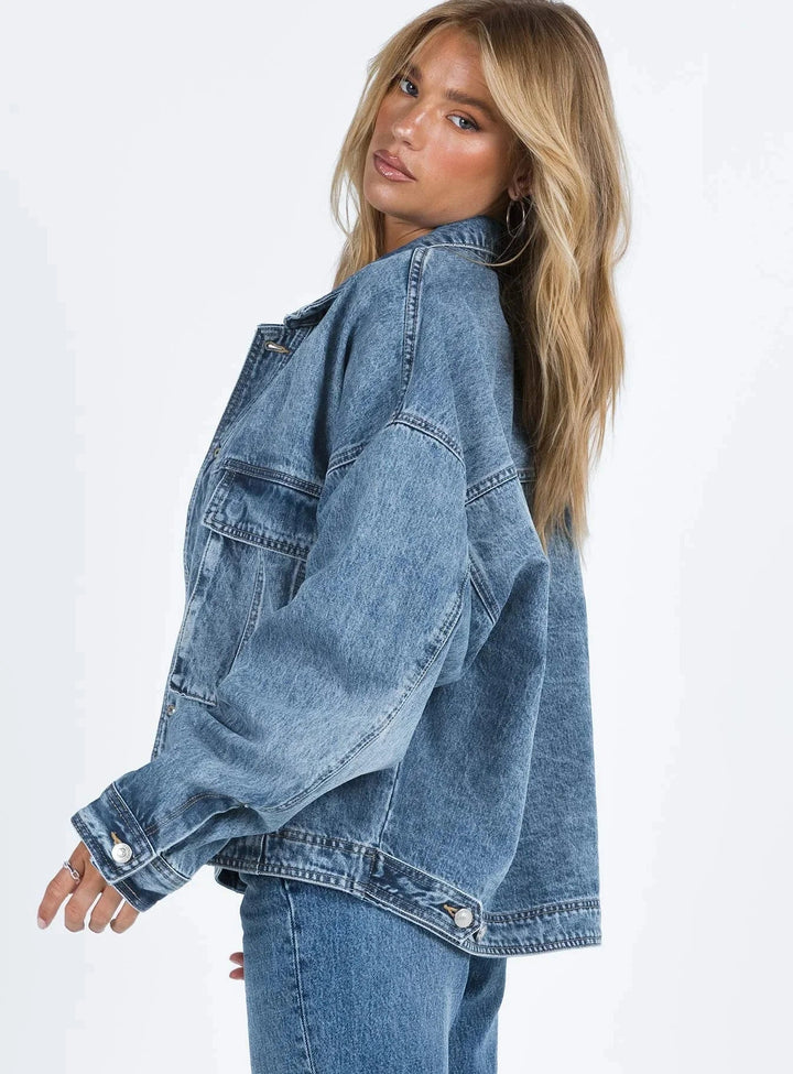 Laurie | Veste Jean Oversize Femme
