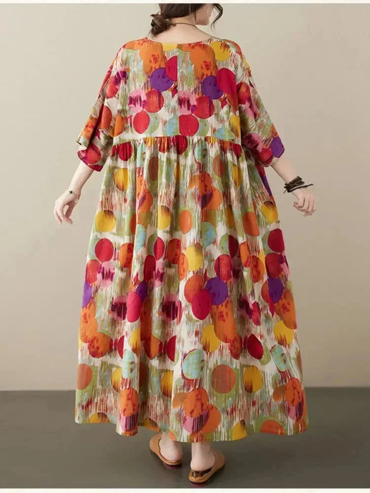 Lola | Robe Femme Imprimée Pois Colorés
