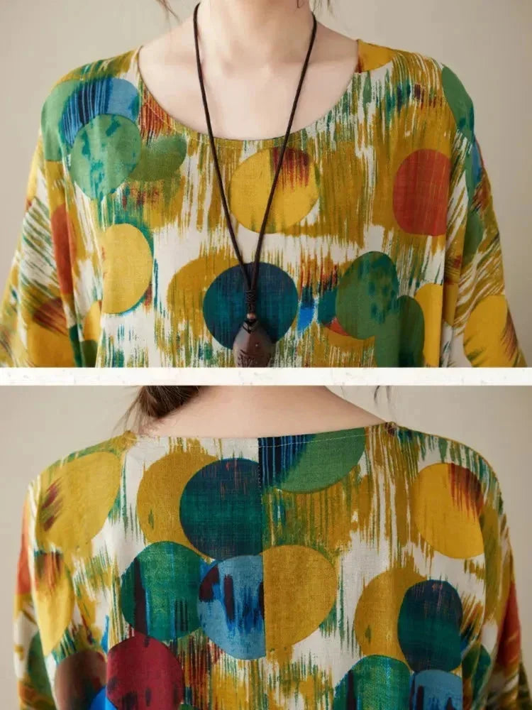 Lola | Robe Femme Imprimée Pois Colorés