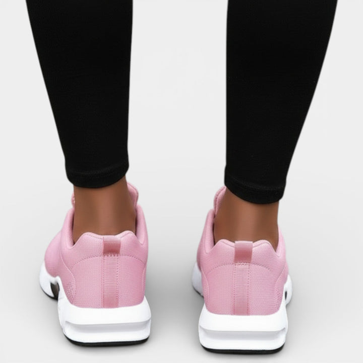 Louise | Basket Femme Semelle Air Noir Blanc