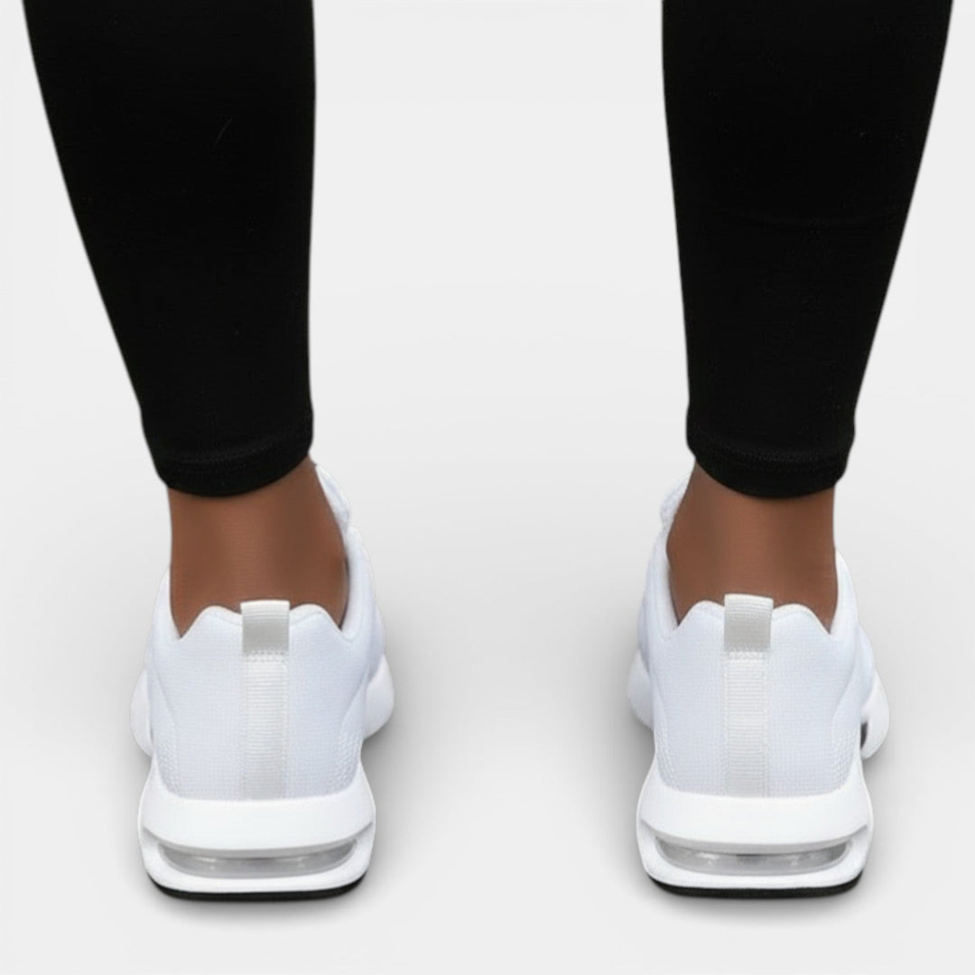 Louise | Basket Femme Semelle Air Noir Blanc