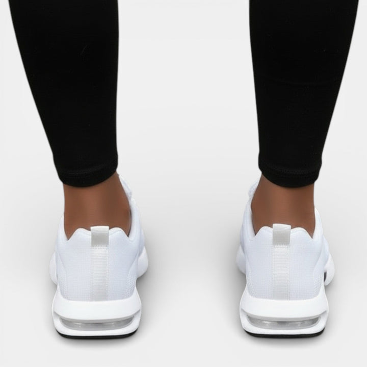 Louise | Basket Femme Semelle Air Noir Blanc
