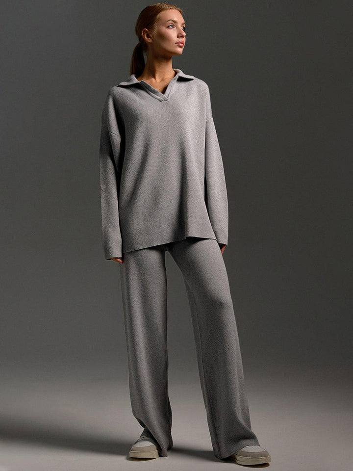 Louise | Ensemble Détente Maille Femme Manches Longues