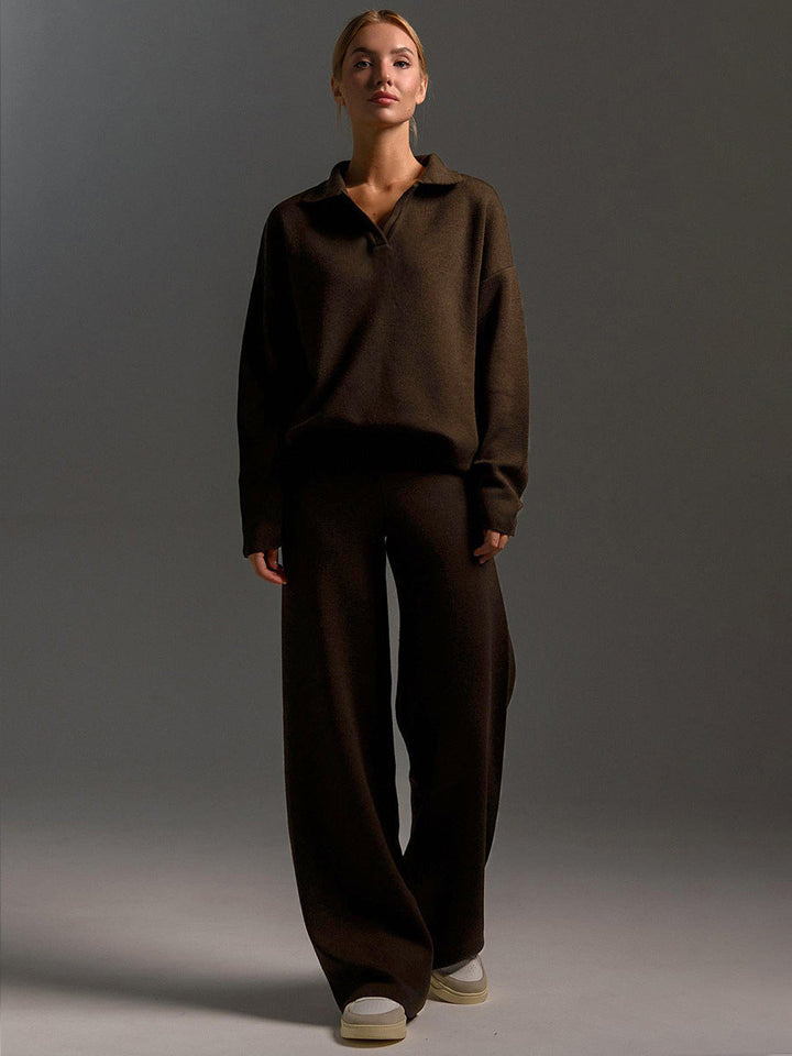 Louise | Ensemble Détente Maille Femme Manches Longues