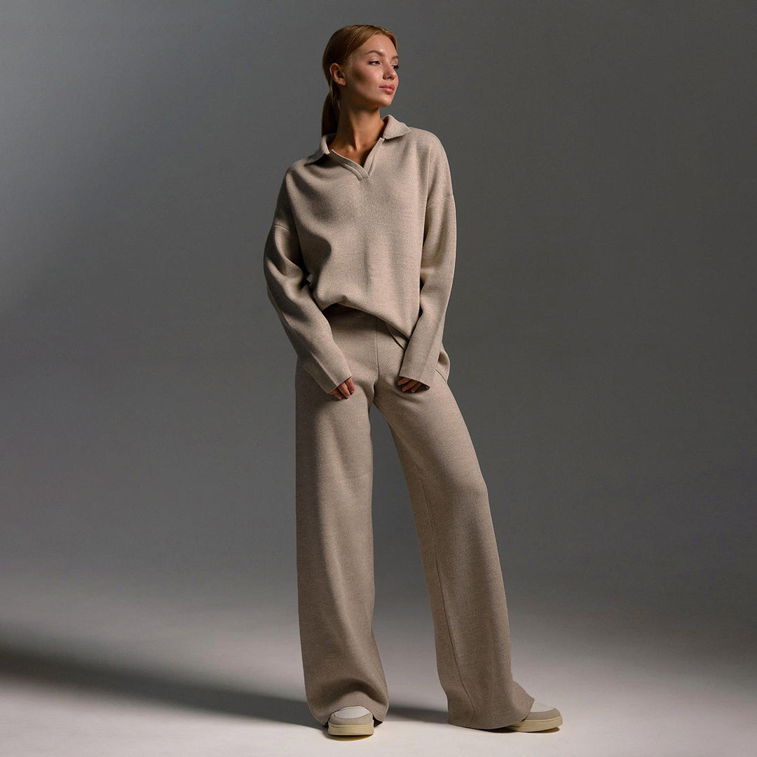 Louise | Ensemble Détente Maille Femme Manches Longues