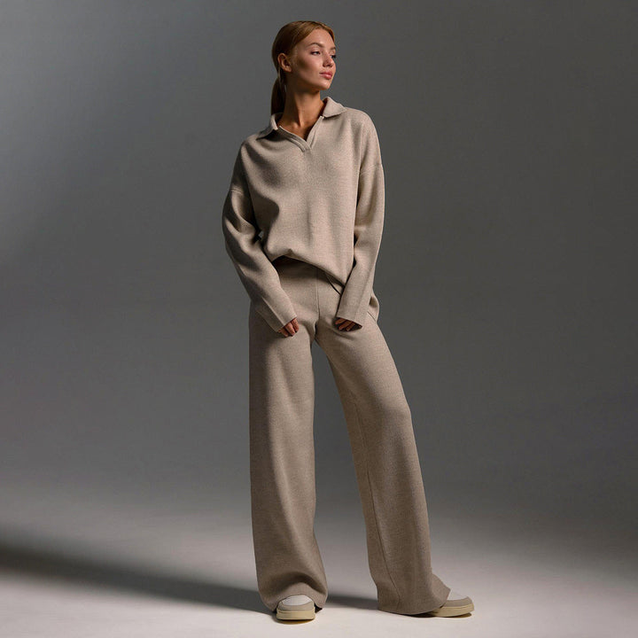 Louise | Ensemble Détente Maille Femme Manches Longues