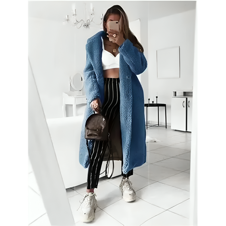 Louise | Manteau Teddy Oversize Fausse Fourrure Femme