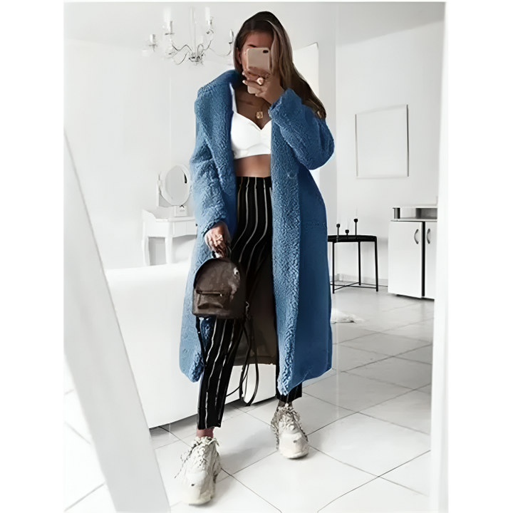 Louise | Manteau Teddy Oversize Fausse Fourrure Femme
