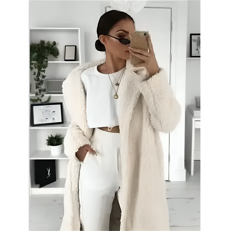 Louise | Manteau Teddy Oversize Fausse Fourrure Femme