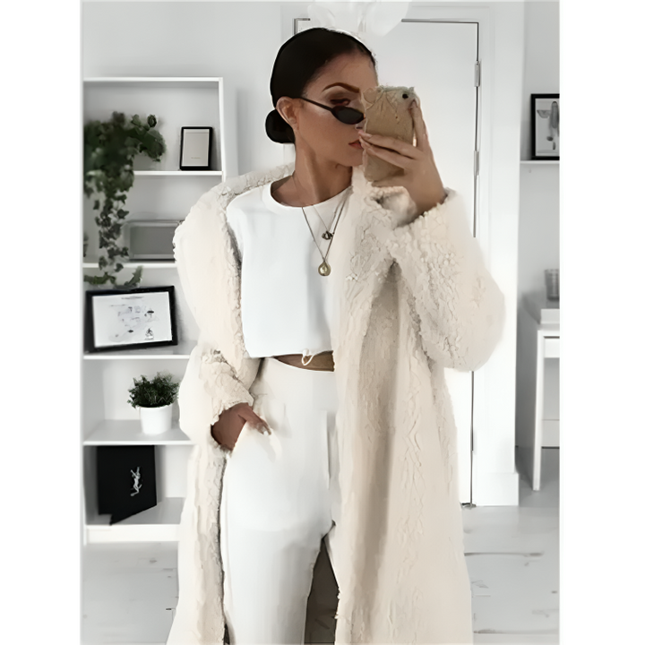 Louise | Manteau Teddy Oversize Fausse Fourrure Femme