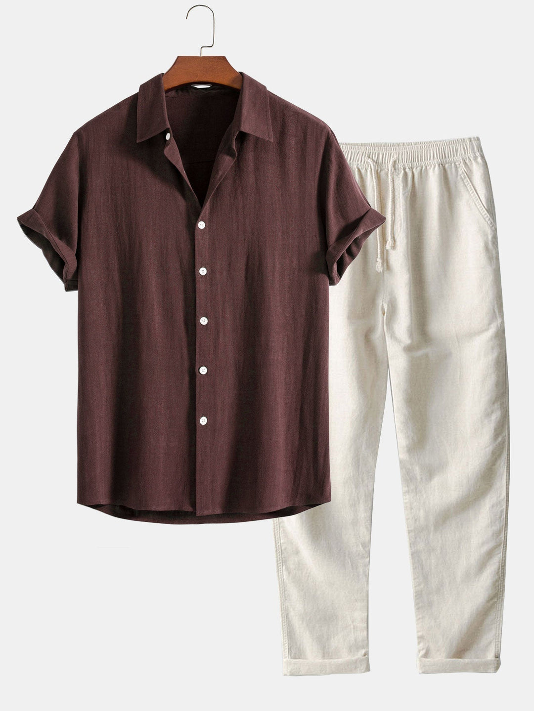 Lucas | Ensemble Chemise Pantalon Homme Lin