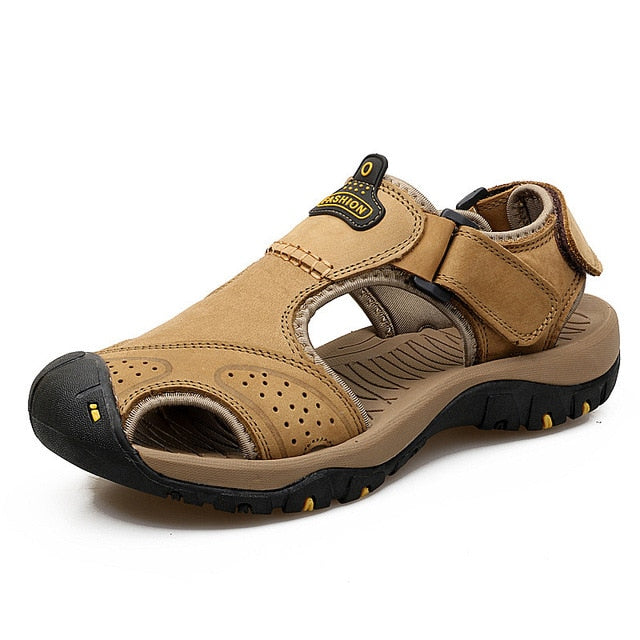 Lucas | Sandales Cuir Homme Scratch Bout Fermé