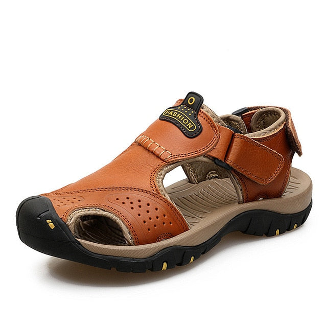 Lucas | Sandales Cuir Homme Scratch Bout Fermé