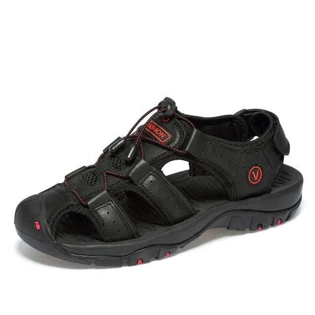 Lucas | Sandales Cuir Homme Scratch Bout Fermé