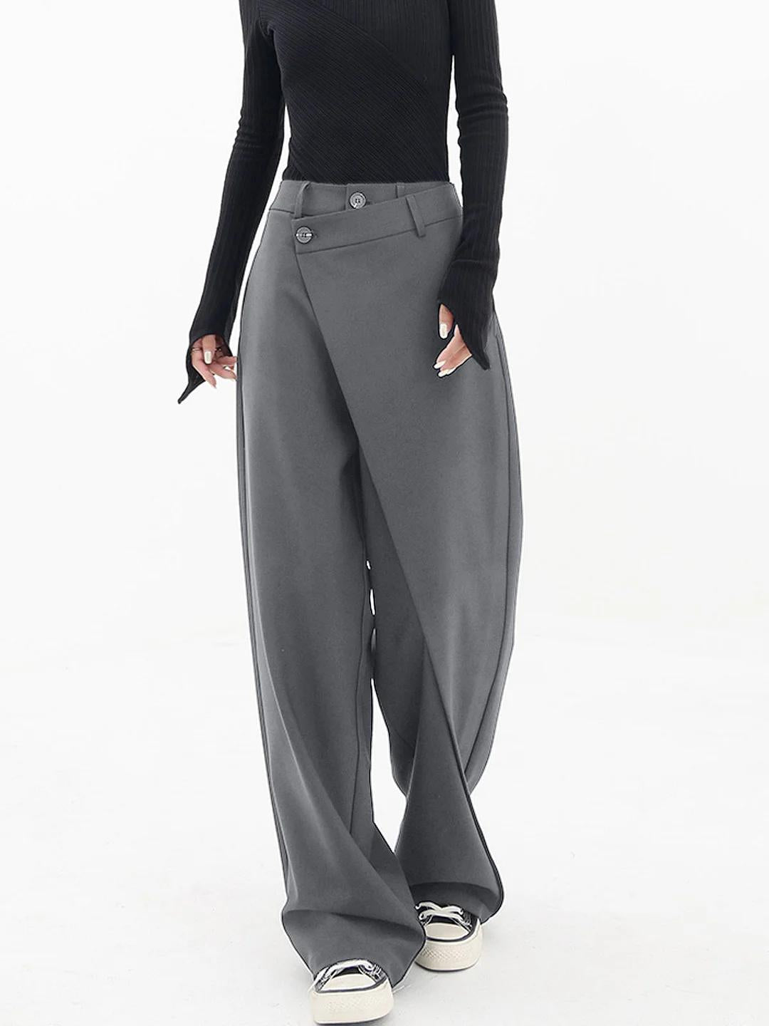 Lucie | Pantalon Large Taille Haute Vêtements Femme