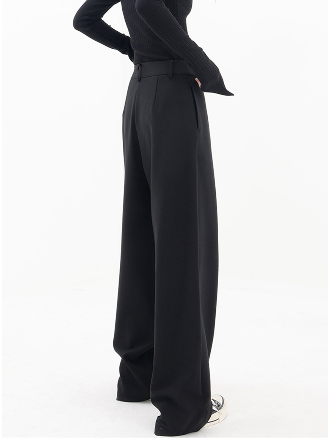 Lucie | Pantalon Large Taille Haute Vêtements Femme