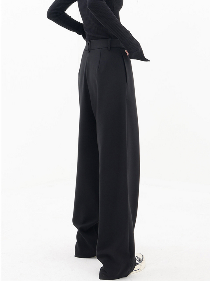 Lucie | Pantalon Large Taille Haute Vêtements Femme
