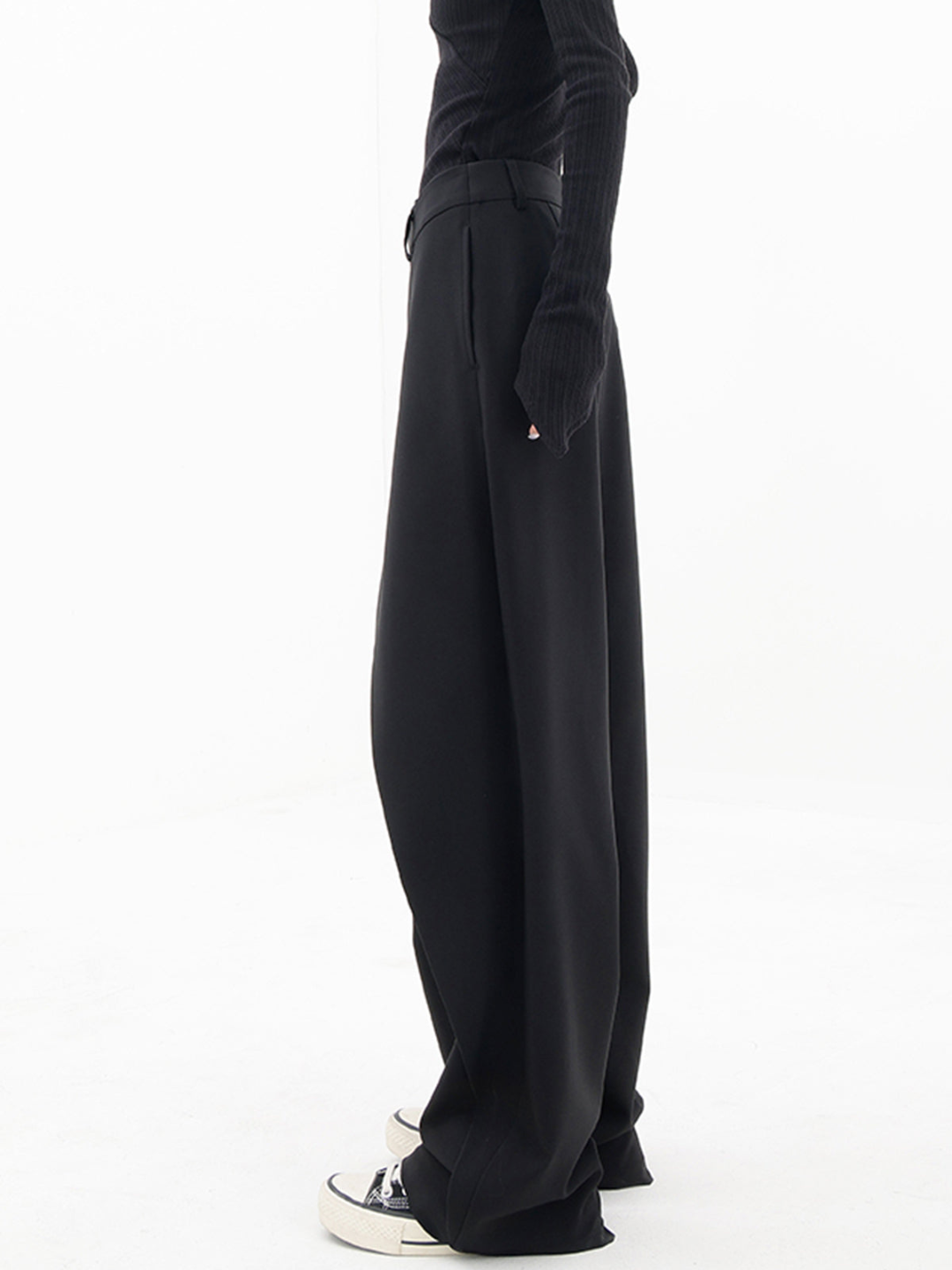 Lucie | Pantalon Large Taille Haute Vêtements Femme