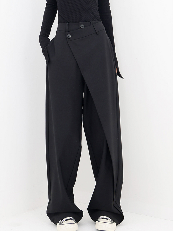 Lucie | Pantalon Large Taille Haute Vêtements Femme
