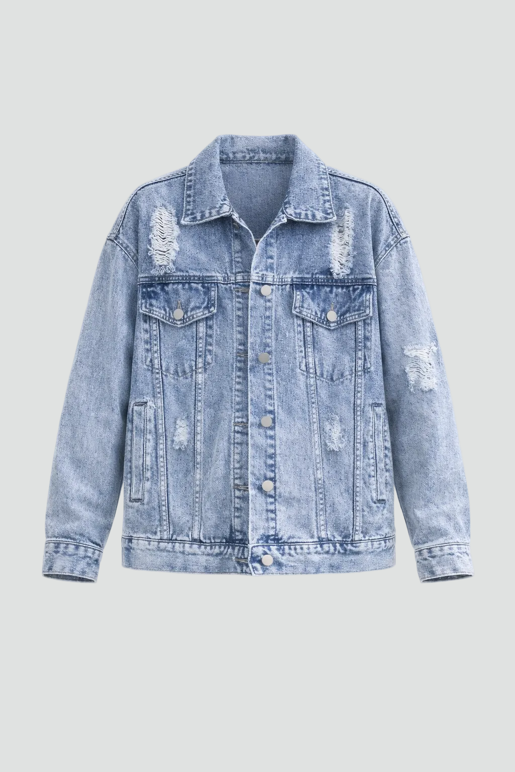 Manon | Veste en Jean Délavée Oversize Femme