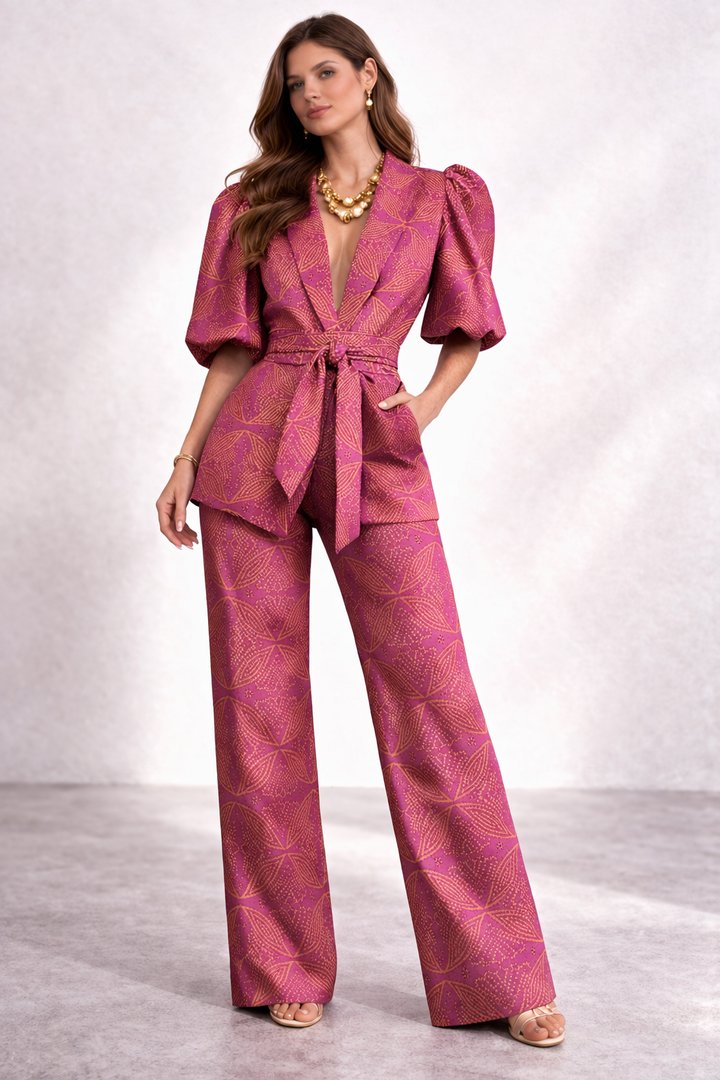 Margot | Ensemble Pantalon Femme Imprimé